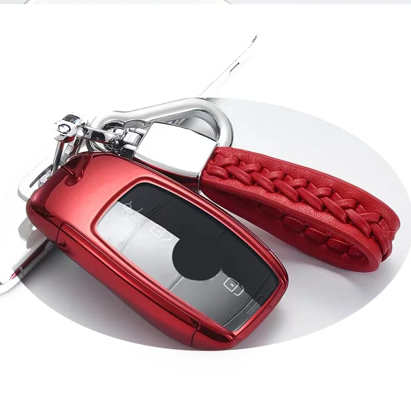 

New PC+TPU Car Key Cover Case For Mercedes benz C E S Class E200 E300L E320L S320L 350L S450L C180L C260L C300L 2019 Accessories