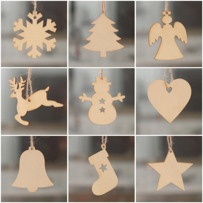 

Christmas Tree Ornaments A Pack.Of 10 Styles