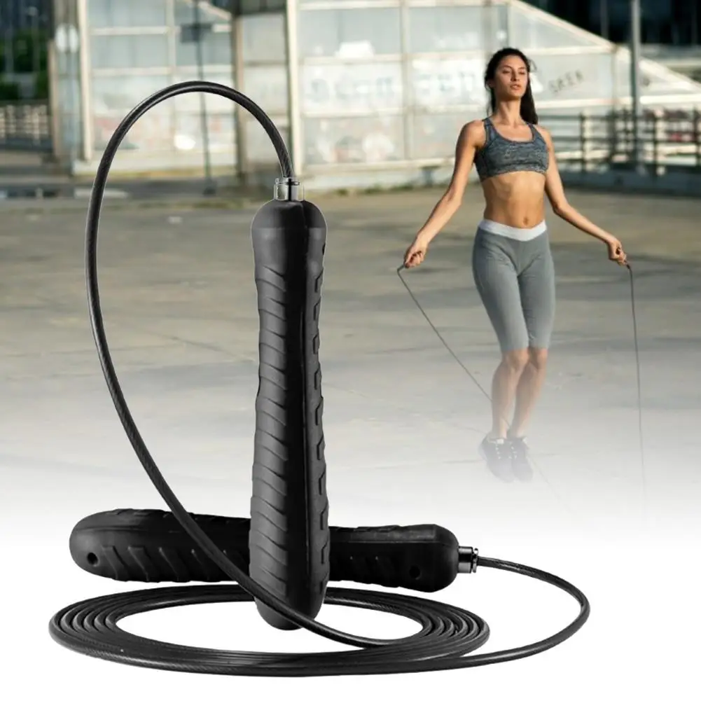 

Профессиональный стальной трос скакалка для фитнеса потеря веса тренировка йога для похудения физические упражнения скакалка