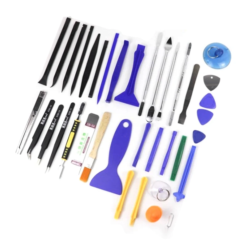 

KGX 37 in 1 Opening Disassembly Repair Tool Kit for Smart Phone Notebook Tablet Computer Maintenance Repairing Kits Hand Tool