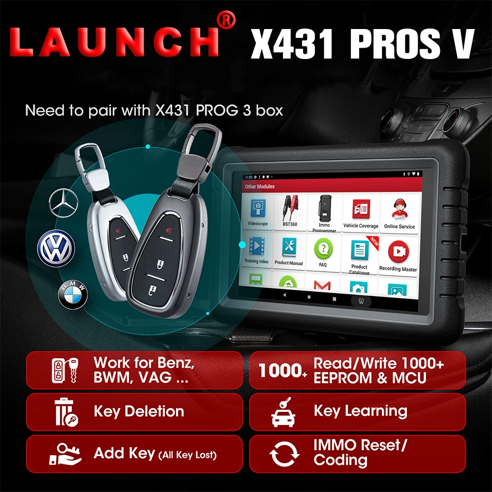 LAUNCH X431 Pros V OBD2 сканер диагностические инструменты автомобильный