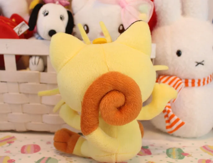 Подлинная плюшевая игрушечная кукла Meowth 7 дюймов подарок|Мягкие игрушки