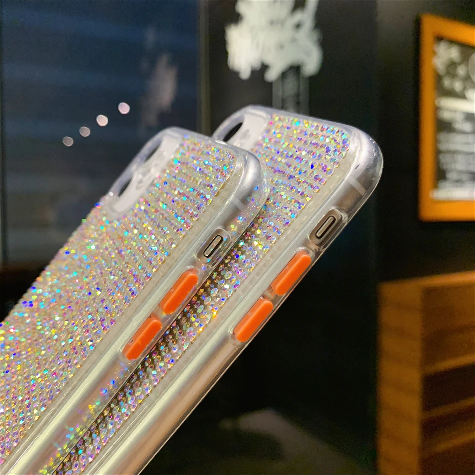 

Luxury Diamond Drem Shell Bling Phone Case for iPhone 11 12 Pro XS MAX XR X 7 8 Plus SE 2020 Glitter Crystal Soft TPU Back Cover