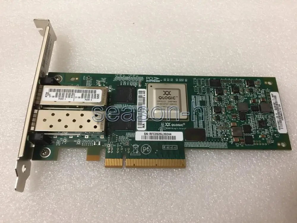 NetApp 111 00682 QLE8152 T NAP 10GBase X PCI E x8 карта Ethernet с 2 портами|Сетевые карты| |