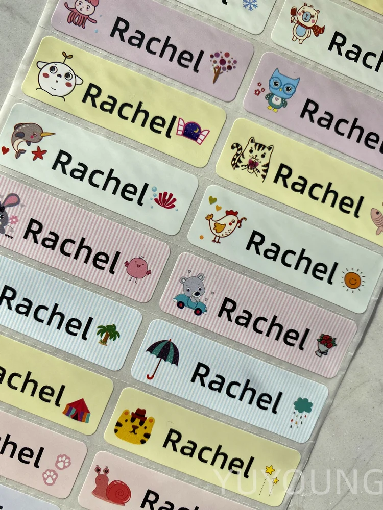 80 шт. Большие размеры название Стикеры по индивидуальному заказу s