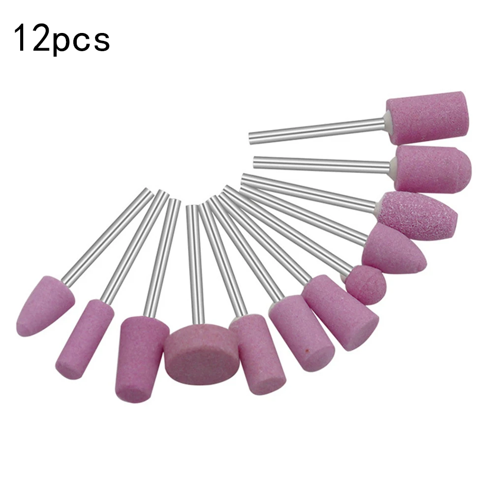 

Керамические фрезы для ногтей, 12 шт., сменное устройство для электрической маникюрной головки, для пилок для ногтей маникюр; Педикюр; Полиро...