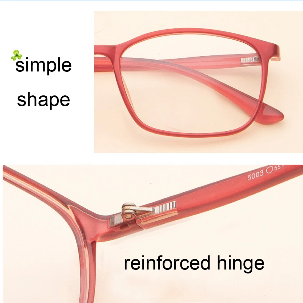 

Colorful Square Spectacles TR90 Optical Frames BSX5003 Can Do Prescription Lens Quality Men Women Eyewear