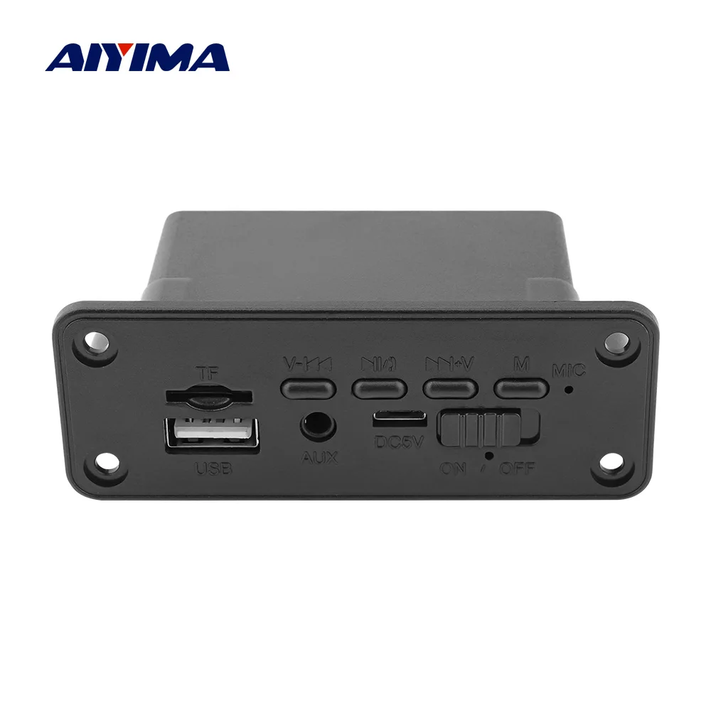 Плата усилителя мощности AIYIMA Bluetooth 5 0 2x5 Вт|Усилители мощности| |