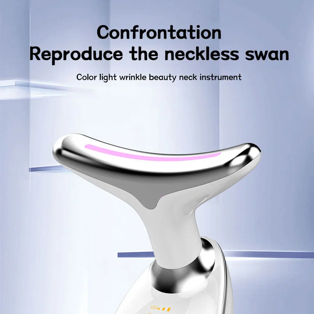 Средство для удаления морщин и шеи LED фотонный терапевтический массажер лица