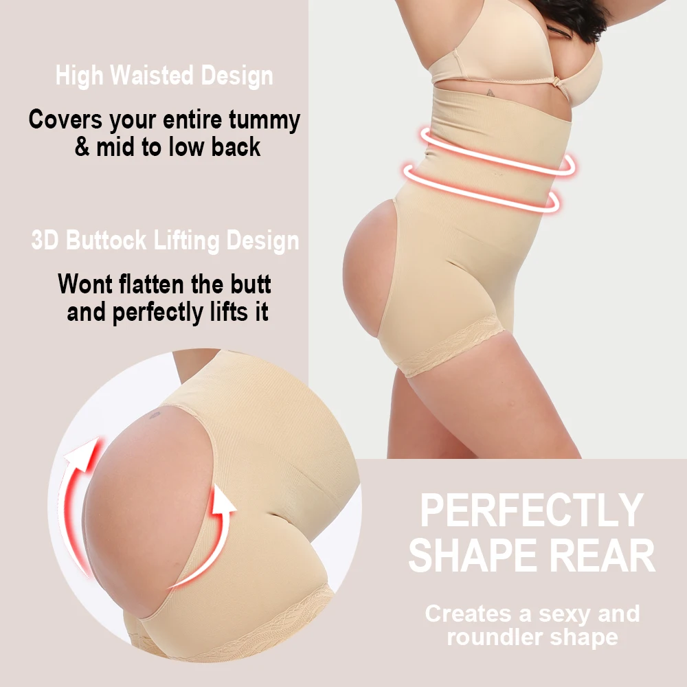 Velssut Tummy Control Panties Women Slimming Underwear Sexy Butt Lifter Panty Slim Body Shaper High Waist Trainer Shapewear