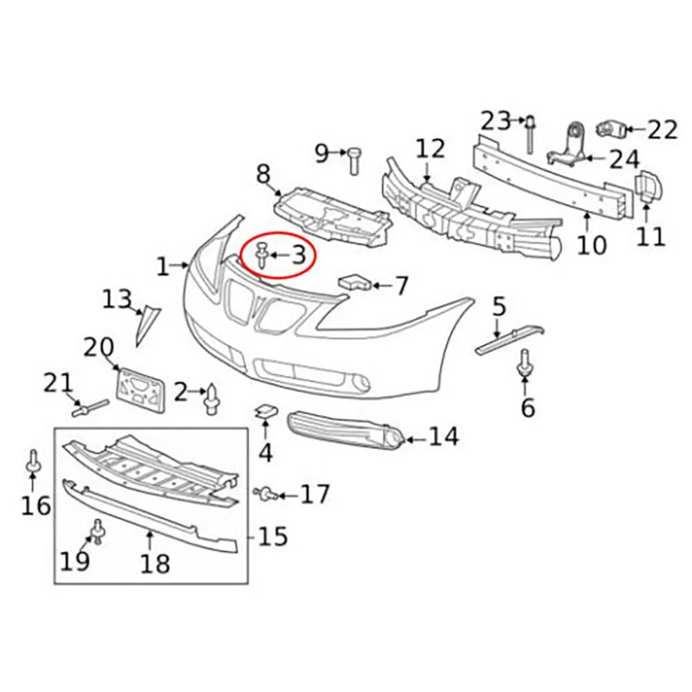 

Hot Sale Fender Shield Clip 50 XBumper Cover Fender Liner Clip Lower Deflector Retainer 8mm For GMC For Ford