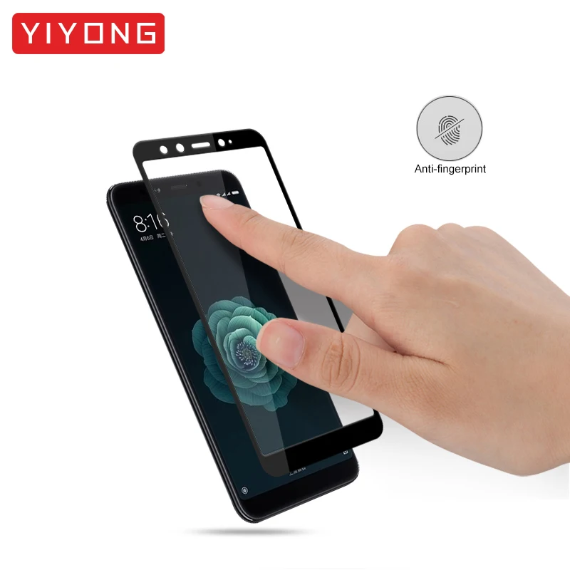 25 шт./лот YIYONG 5D полное покрытие стекло для Xiaomi Mi 6X Mi6x закаленное Xiomi A2 Защита экрана