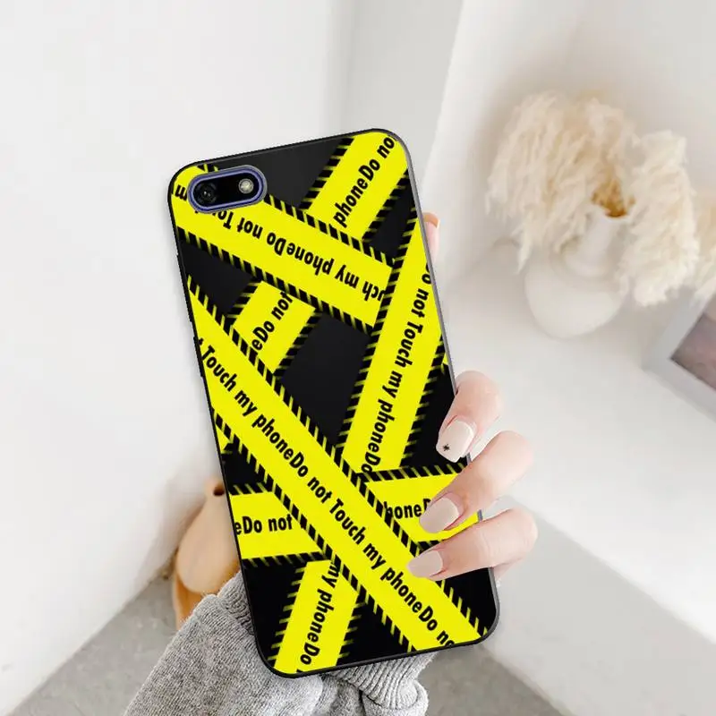 

Do Not dont Touch My Phone Phone Case for redmi 4X 5plus 6 6A7 7A 8 8A 9 note 4 8T 8pro 9 pro Case