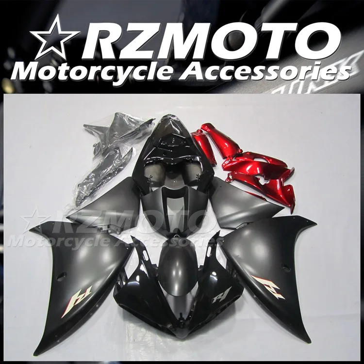 

Injection Mold New ABS Whole Fairings Kit Fit for YAMAHA YZF-R1 R1 2009 2010 2011 09 10 11 Bodywork set Black Red