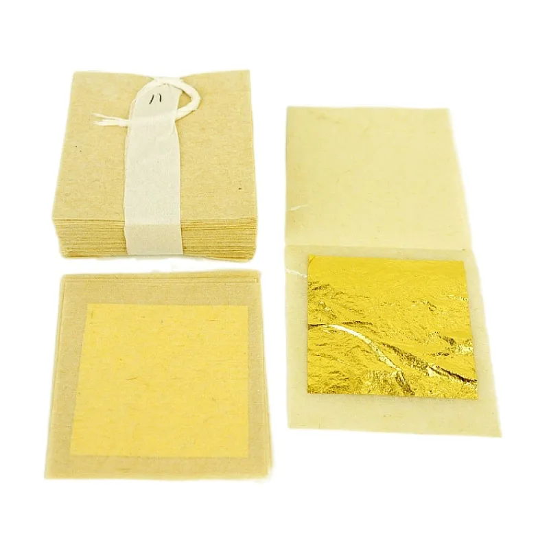 Полные размеры натуральная 24K лист из золотой фольги съедобные браслет