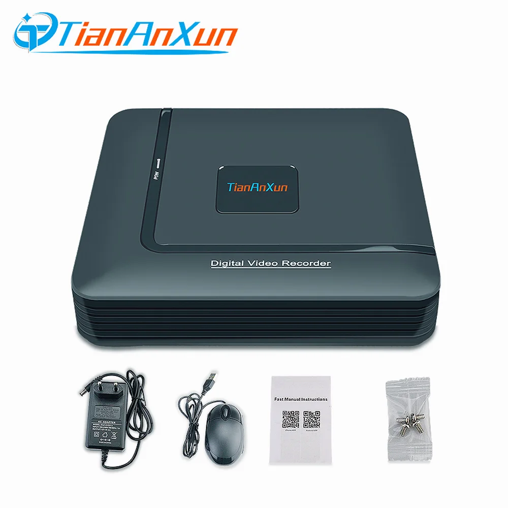 Tiananxun H.264 ahd DVR 8ch видеорегистратор системы видеонаблюдения 4Ch CCTV охранная система