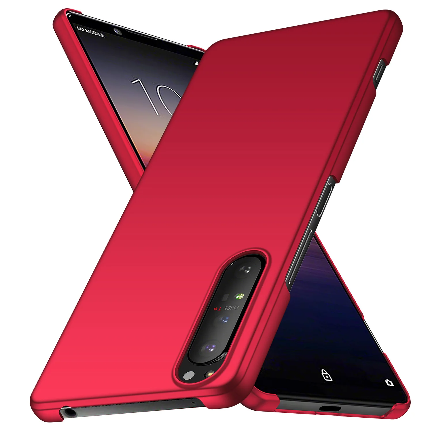 Чехол для Sony Xperia 10 II Роскошный Жесткий матовый чехол из поликарбоната телефона 1 5
