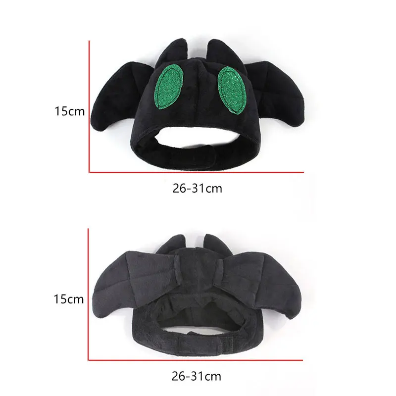 

Cosplay Hat for Dogs Halloween Festival Cartoon Bat Funny Cat Clothing Small Dog Costume Pet Products Head Wear Cat Accessories