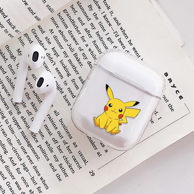 Мультфильм Микки Минни пара чехол для Airpods беспроводные наушники прозрачный защитный чехол для Apple Air Pods 1 2 Наушники