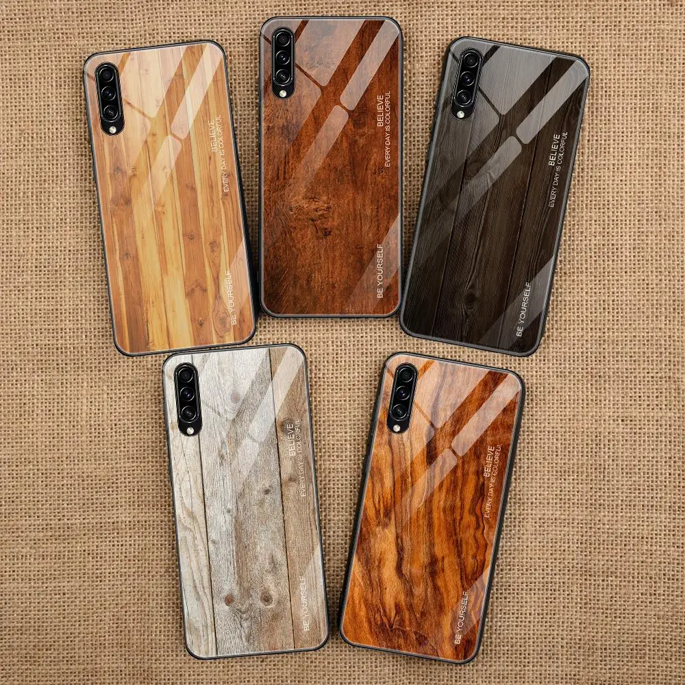 

Luxury Phone Case For Galaxy A10 A20 A30s A50S Wood Back Cover TPU Bumper Case For Samsung Galaxy A51 A71 A52 A72 A32 A12 Coque