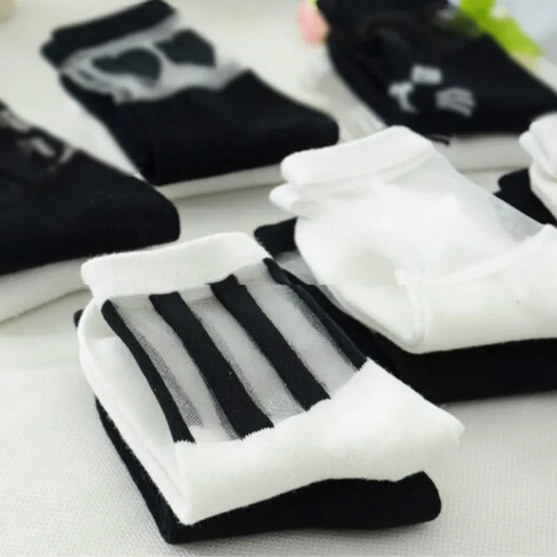 2 пары/Лот Новое поступление модные летние носки для девочек супер эластичные