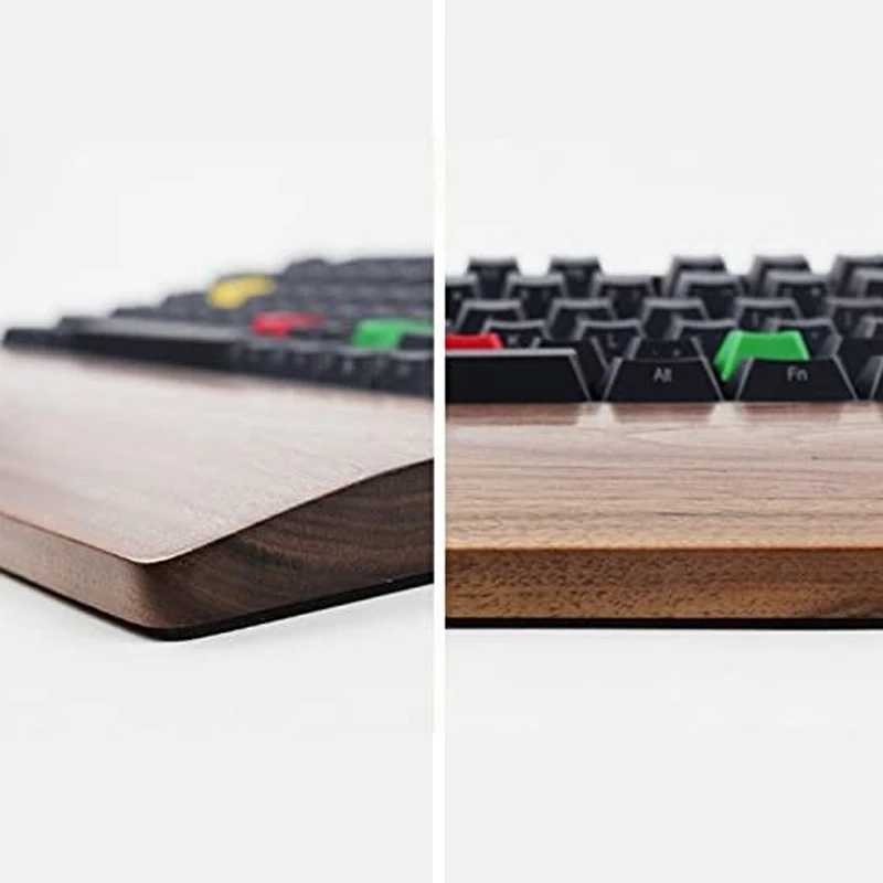 

Creative Mechanical Keyboard Holder Solid Wooden Hand Pad, Wrist Pad, Palm Rest For104-Key
