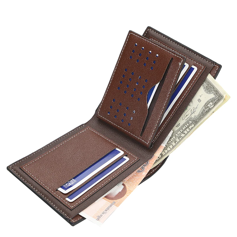 Бумажник для делового мужчины держатели кредитных карт модные кошельки денег