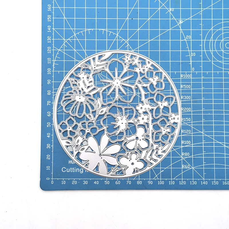 Julyarts круглые металлические пресс-формы Трафарет поздравительная открытка