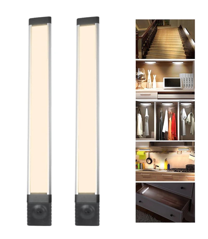 

Ultra-thin LED Smart Sensor Cabinet Light USB Dimming Hand Scan Sensor Wardrobe Light Smart LED Light White / Yellow Light