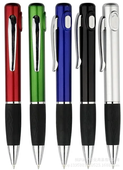 Nurse Accessories White LED Light Pen Function Gift Pen Twisting Lighted Ballpoint Pen Advertising Promotion LED Plastic images - 6