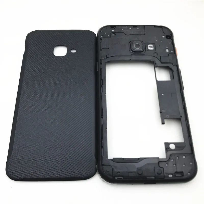 

Full Housing For Samsung Galaxy Xcover 4S G398 SM-G398F Middle Frame Plate With Camera Lens Buttons +Battery Cover Back Case