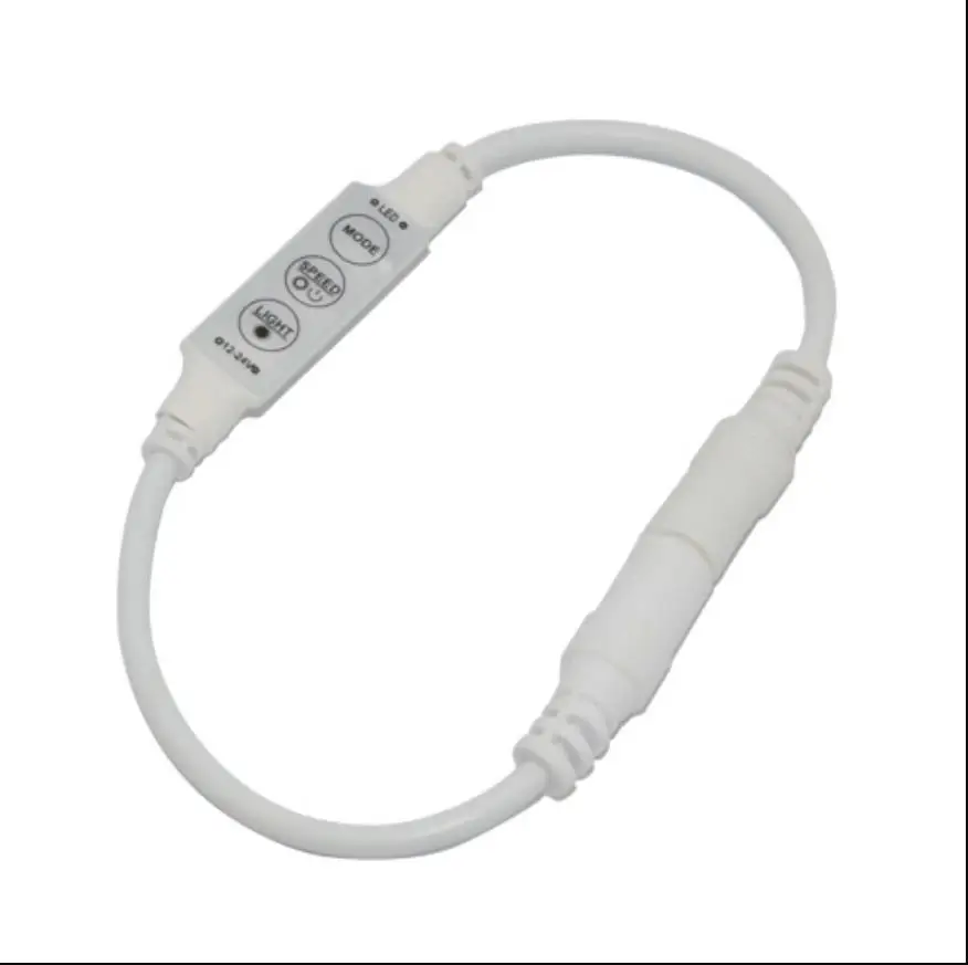 Мини контроллер с регулятором яркости 12 В постоянного тока 3 клавиши двойной