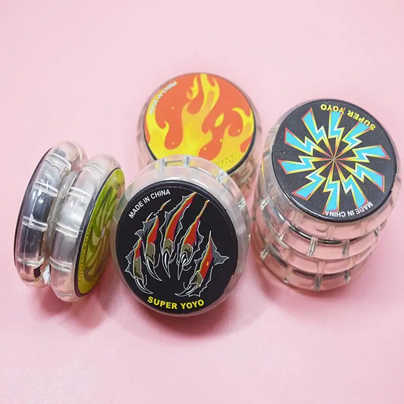 

1 шт. Профессиональный Йо-шар крутой цвет ed дизайн йо дети светящийся случайный пазл розыгрыш детские цветные игрушки шар C0a7