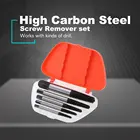 Набор направляющих для извлечения поврежденных болтов, 5 шт.