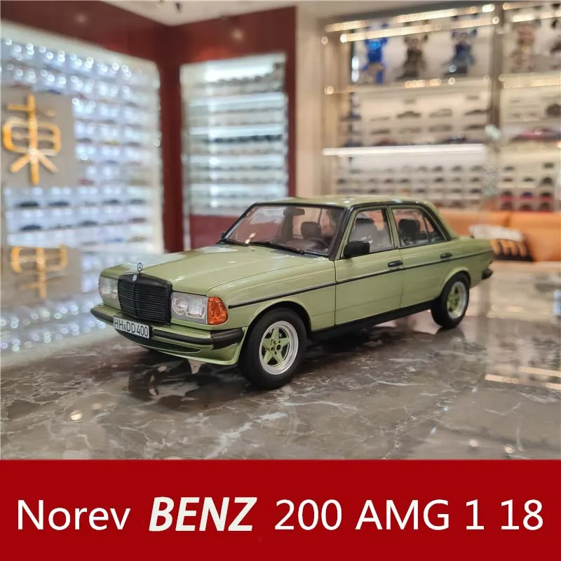 

1/18 NOREV For BENZ 200 AMG 1984 Diecast Model Car Boys Girls Gifts Collection Ornament Display Green Metal,Plastic,Rubber