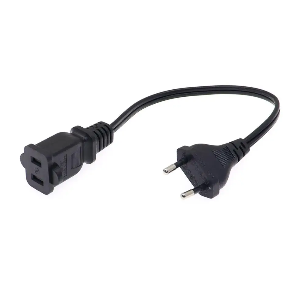 European Schuko CEE7/16 Plug to USA Socket Power Adapter Cable EU Male US Nema 1-15R Cord 30CM | Обустройство дома
