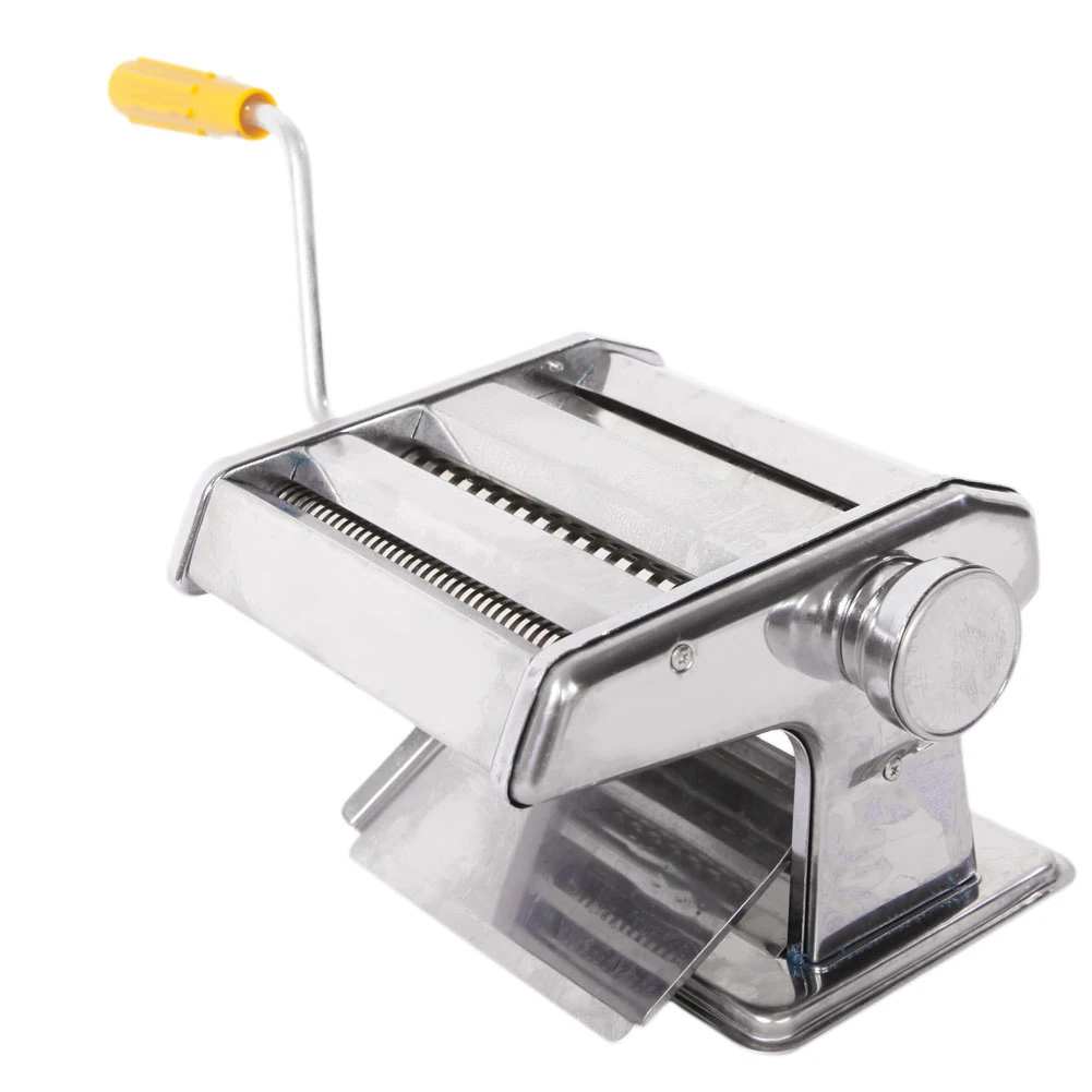 

Dual-blades Multifunction Manual Noodle Making Machine Hand-cranking Stainless Steel Tool H88F