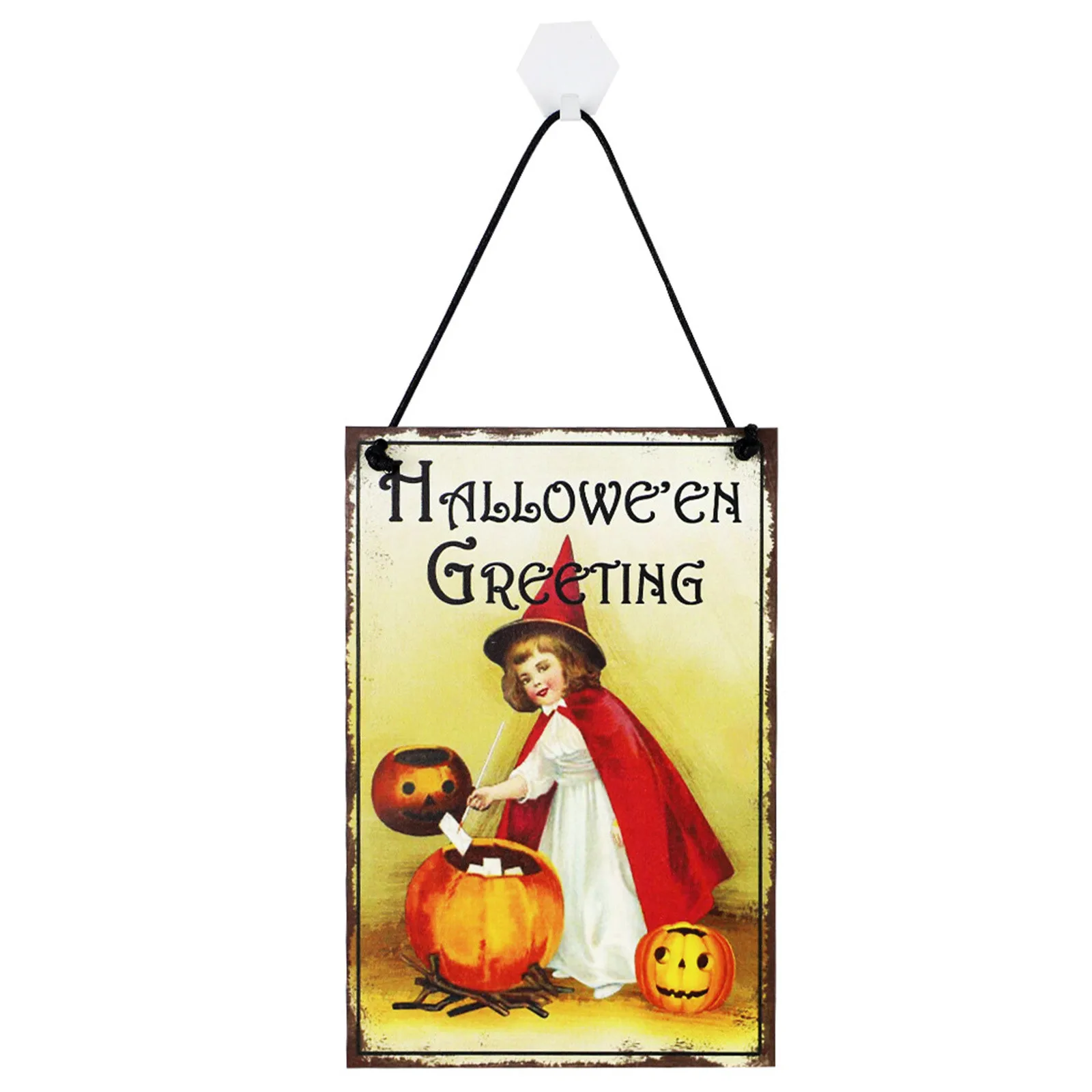 Деревянный подвесной знак на Хэллоуин в виде тыквы декор для вечеринки праздника