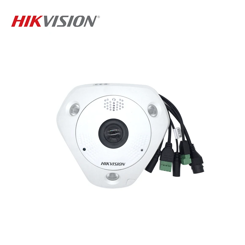 HIKVISION DS-2CD6365F-IVS китайская версия 6 МП рыбий глаз водонепроницаемая IR 15 м ip-камера