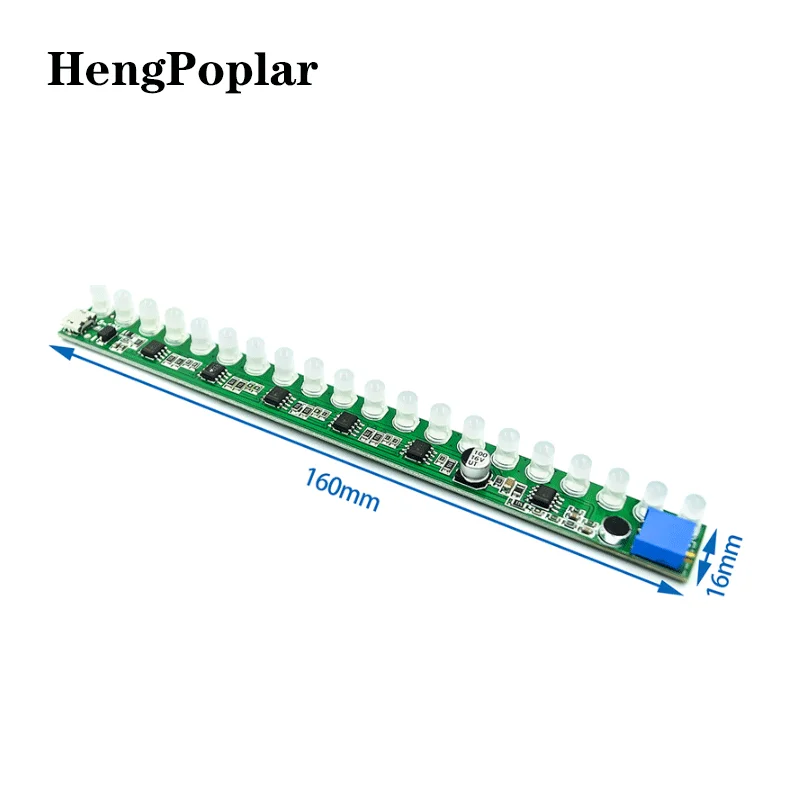 Монохромный индикатор уровня управления звуком регулируемая чувствительность