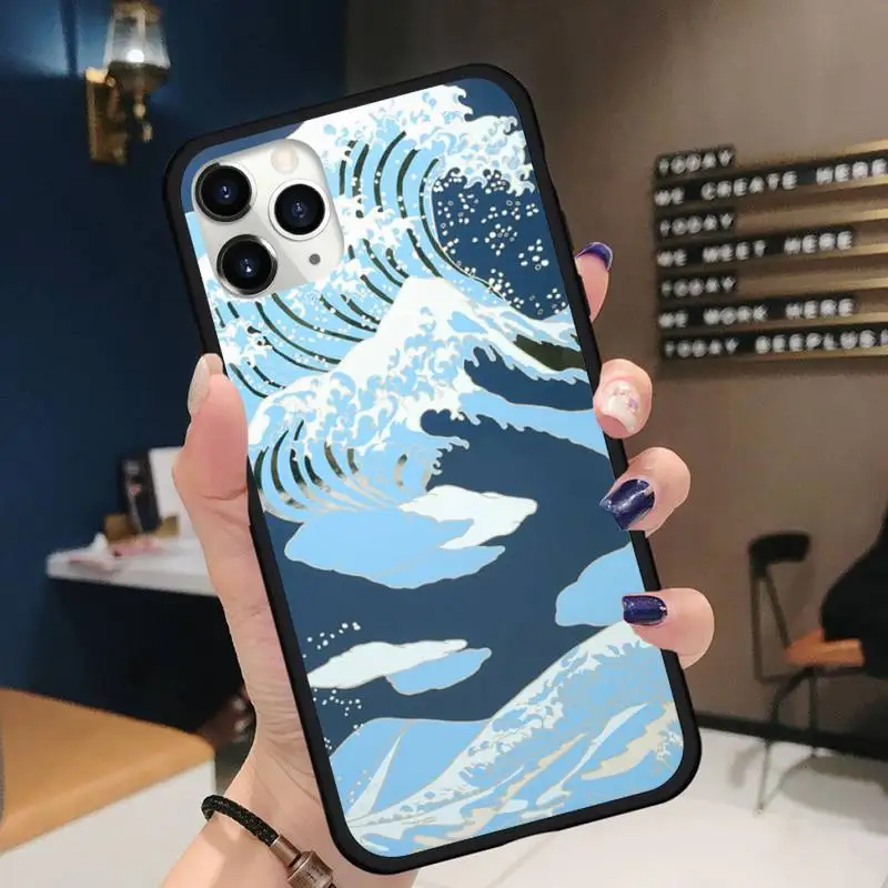 

great Ukiyoe wave kanagawa Phone Case for iPhone 11 12 pro XS MAX 8 7 6 6S Plus X 5S SE 2020 XR Soft silicone