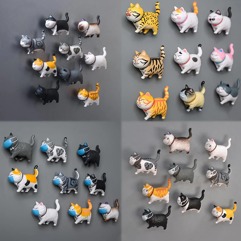 

1pc Cat Magnetic Wall Mount Keys Hanging Hook Fridge Decor home decor magnet stickers fridge magnet Mini fridge stickers gift