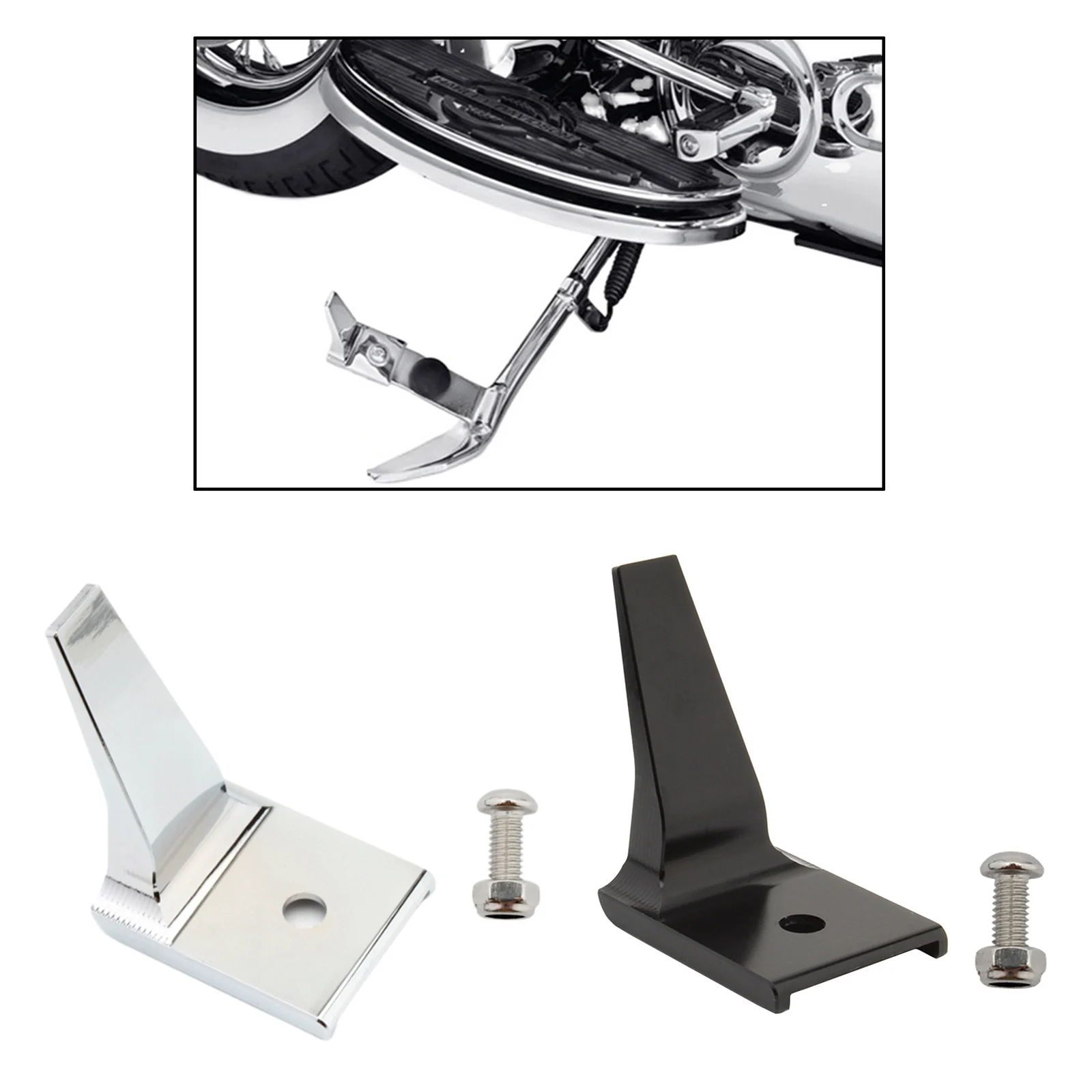 

Aluminum Kickstand Support Extension Kit for Harley Fat Boy S TFBS 2016- 2017 Classic EFI TSCI 2007