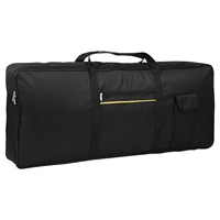 portable 61 key keyboard electric piano padded case gig bag oxford cloth electric piano bag carrying case black