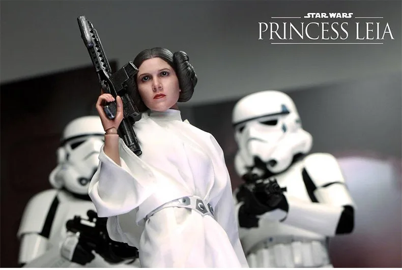 Лидер продаж платье принцессы из фильма Звездные войны Косплей белое длинное