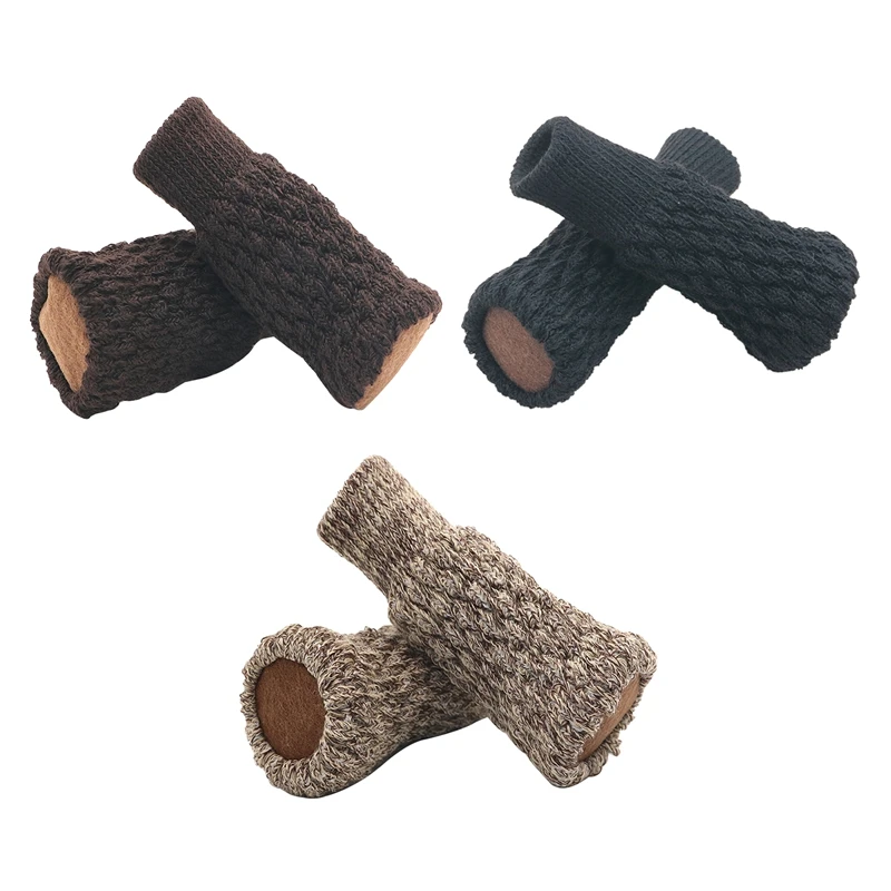 

32 PCS Knitted Chair Foot Cover Non-Slip Table Chair Noise Reduction