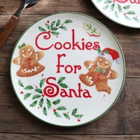 christmas salad plate candy dessert plate christmas western dishes white breakfast ins nordic salad plates vajilla %d0%bf%d0%be%d1%81%d1%83%d0%b4%d0%b0 %d1%82%d0%b5%d0%bd%d1%8c