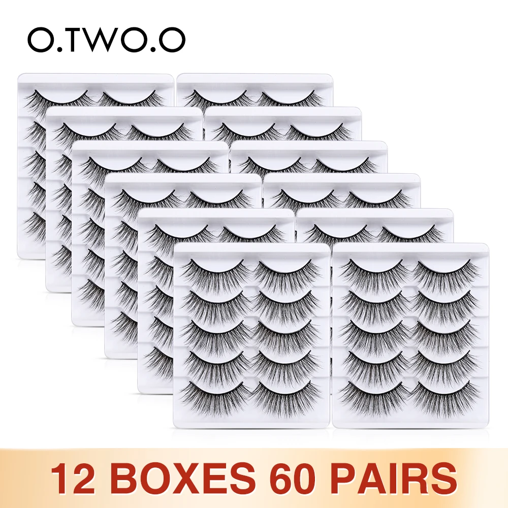 O.TWO.O накладные ресницы оптовая продажа 12 штук толстые объемные Длинные Накладные