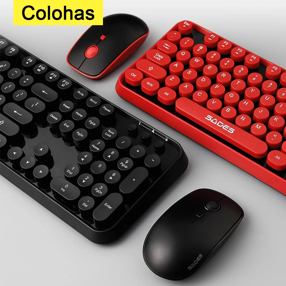 2 4G Беспроводная игровая клавиатура набор мышей для Macbook компьютерные геймерские