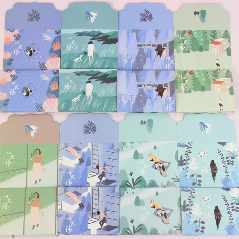 24 шт. креативные бумажные конверты с надписью Time Shake для офиса школы свадьбы